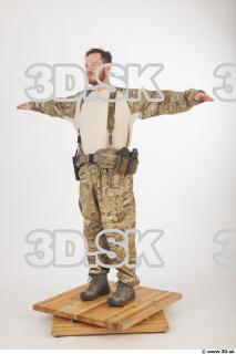 Soldier in American Army Military Uniform 0002